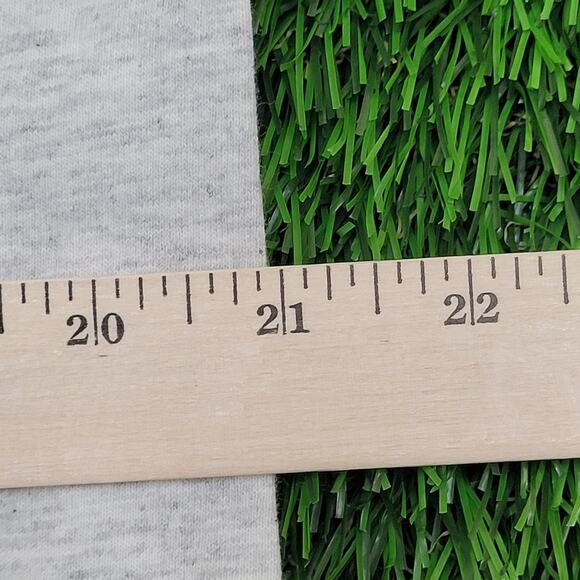 Vintage 90s Floral Christian Shirt Womens Large 21x26 Gray - Picture 4 of 13